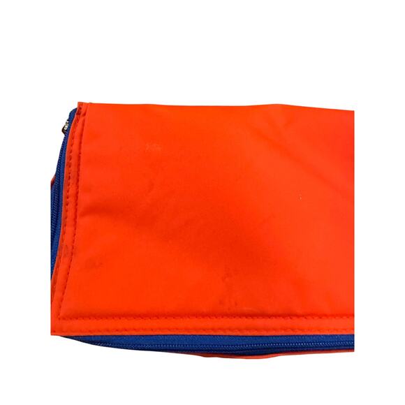 LaTique Red Blue Insulated Lunch Tote Cooler bag 1980/1990/ Vintage EUC - Picture 7 of 9